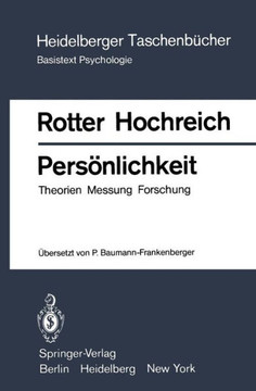 Pers?nlichkeit: Theorien Messung Forschung