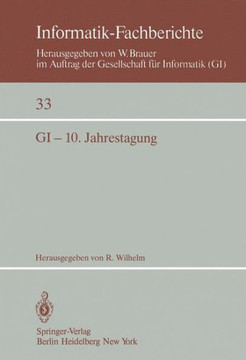 GI -- 10. Jahrestagung: Saarbr?cken, 30. September - 2. Oktober 1980
