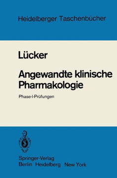Angewandte Klinische Pharmakologie: Phase-I-Pr?fungen
