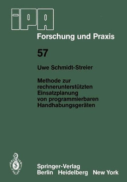 Methode Zur Rechnerunterst?tzten Einsatzplanung Von Programmierbaren Handhabungsger?ten
