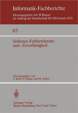Software-Fehlertoleranz Und -Zuverl?ssigkeit