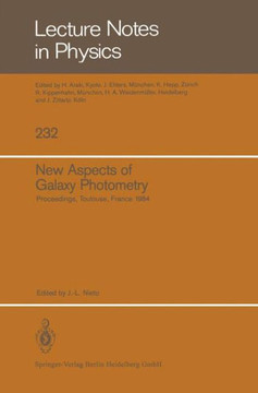 New Aspects of Galaxy Photometry: Proceedings of the Specialized Meeting of the Eighth Iau European Regional Astronomy Meeting Toulouse, September 17-