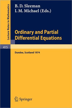 Ordinary and Partial Differential Equations: Proceedings of the Eighth Conference Held at Dundee, Scotland, June 25-29, 1984