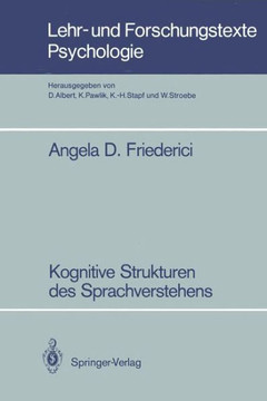 Kognitive Strukturen Des Sprachverstehens