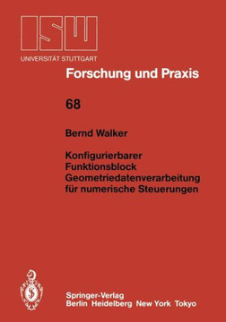 Konfigurierbarer Funktionsblock Geometriedatenverarbeitung F?r Numerische Steuerungen: Geometriedatenverarbeitung F?r Numerische Steuerungen Konfigurierbarer Funktionsblock Geometriedatenverarbeitung F?r Numerische Steuerungen: Geometriedatenverarbeitung F?r Numerische Steuerungen