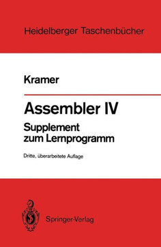 Assembler IV: Supplement Zum Lernprogramm