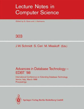 Advances in Database Technology - Edbt '88: International Conference on Extending Database Technology Venice, Italy, March 14-18, 1988. Proceedings