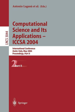 Computational Science and Its Applications - Iccsa 2004: International Conference, Assisi, Italy, May 14-17, 2004, Proceedings, Part II