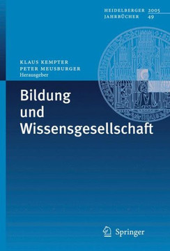Bildung Und Wissensgesellschaft