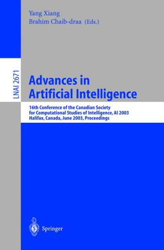 Advances in Artificial Intelligence: 16th Conference of the Canadian Society for Computational Studies of Intelligence, AI 2003, Halifax, Canada, June