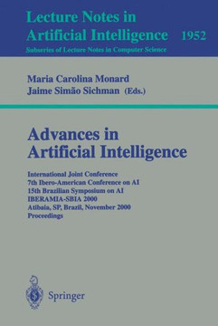 Advances in Artificial Intelligence: International Joint Conference 7th Ibero-American Conference on AI 15th Brazilian Symposium on AI Iberamia-Sbia 2