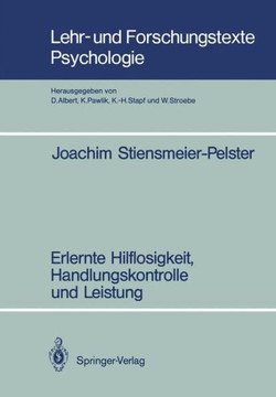 Erlernte Hilflosigkeit, Handlungskontrolle Und Leistung