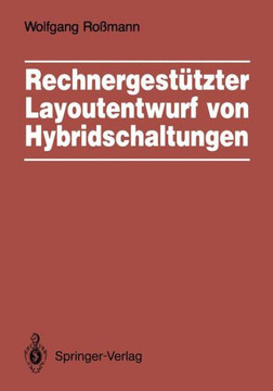 Rechnergest?tzter Layoutentwurf Von Hybridschaltungen: Widerstandsberechnung, Entwurfsschritte, Layout?berpr?fung