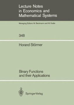 Binary Functions and Their Applications