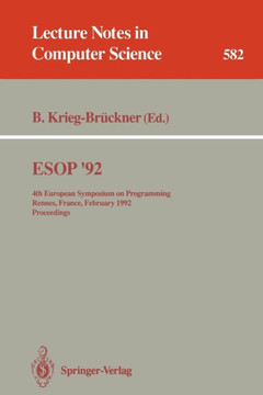 ESOP '92: 4th European Symposium on Programming, Rennes, France, February 26-28, 1992. Proceedings
