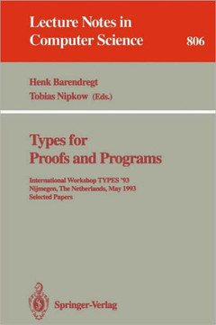 Types for Proofs and Programs: International Workshop Types '93, Nijmegen, the Netherlands, May 24 - 28, 1993. Selected Papers