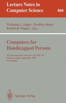 Computers for Handicapped Persons: 4th International Conference, Icchp '94, Vienna, Austria, September 14-16, 1994. Proceedings - Large Print