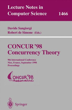 Concur '98 Concurrency Theory: 9th International Conference, Nice, France, September 8-11, 1998, Proceedings