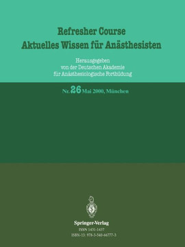 Refresher Course Aktuelles Wissen F?r An?sthesisten