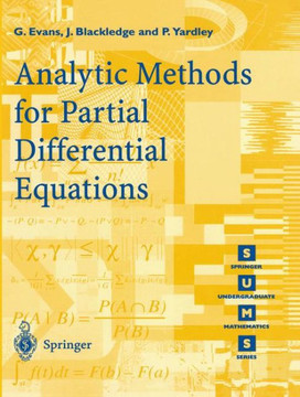Analytic Methods for Partial Differential Equations