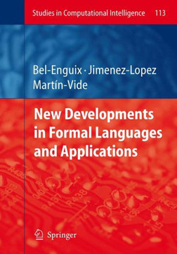 New Developments in Formal Languages and Applications