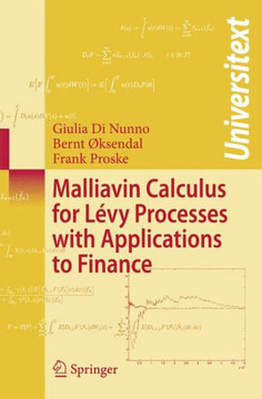 Malliavin Calculus for L?vy Processes with Applications to Finance