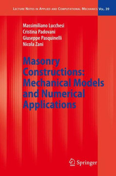 Masonry Constructions: Mechanical Models and Numerical Applications