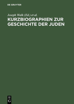 Kurzbiographien Zur Geschichte Der Juden: 1918-1945