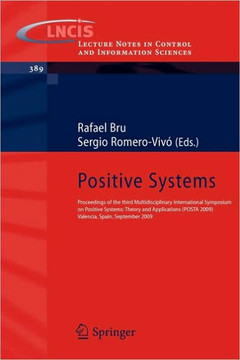 Positive Systems: Proceedings of the Third Multidisciplinary International Symposium on Positive Systems: Theory and Applications (Posta
