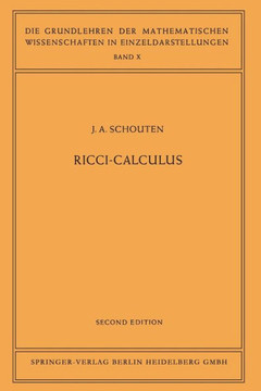 Ricci-Calculus: An Introduction to Tensor Analysis and Its Geometrical Applications
