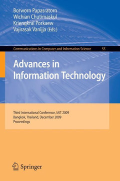 Advances in Information Technology: Third International Conference, Iait 2009, Bangkok, Thailand, December 1-5, 2009, Proceedings