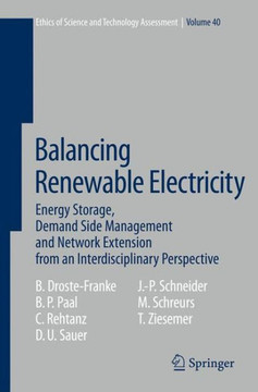 Balancing Renewable Electricity: Energy Storage, Demand Side Management, and Network Extension from an Interdisciplinary Perspective