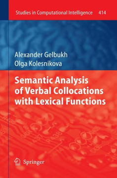 Semantic Analysis of Verbal Collocations with Lexical Functions