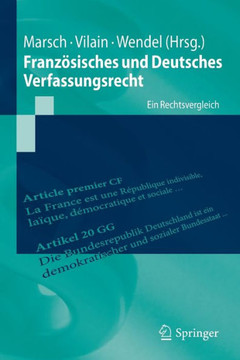 Franz?sisches Und Deutsches Verfassungsrecht: Ein Rechtsvergleich