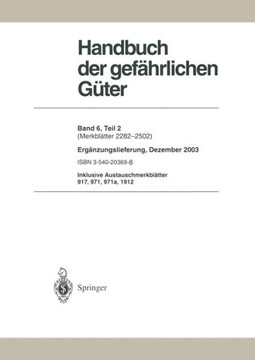 Handbuch Der Gef?hrlichen G?ter