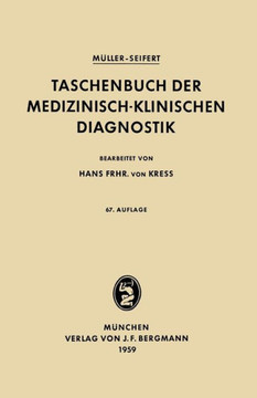 Taschenbuch Der Medizinisch-Klinischen Diagnostik Taschenbuch Der Medizinisch-Klinischen Diagnostik