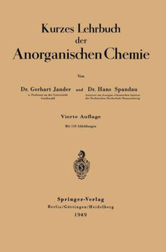 Kurzes Lehrbuch Der Anorganischen Chemie Kurzes Lehrbuch Der Anorganischen Chemie