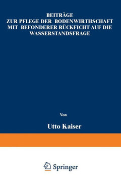 Beitr?ge Zur Pflege Der Bodenwirthschaft Mit Besonderer R?cksicht Auf Die Wasserstandsfrage Beitr?ge Zur Pflege Der Bodenwirthschaft Mit Besonderer R?cksicht Auf Die Wasserstandsfrage