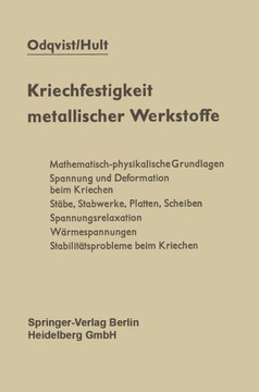 Kriechfestigkeit Metallischer Werkstoffe