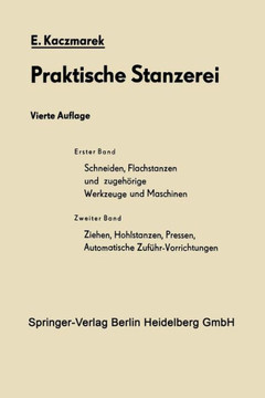Schneiden, Flachstanzen Und Zugeh?rige Werkzeuge Und Maschinen