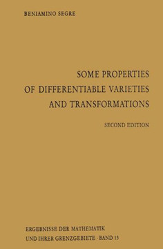 Some Properties of Differentiable Varieties and Transformations: With Special Reference to the Analytic and Algebraic Cases