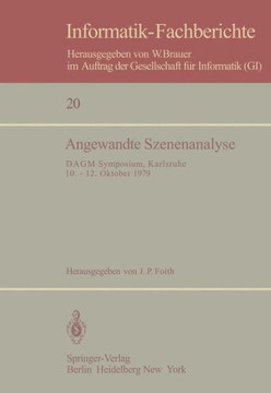Angewandte Szenenanalyse: Dagm Symposium, Karlsruhe 10.-12. Oktober 1979