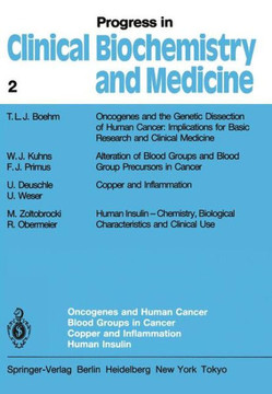 Oncogenes and Human Cancer Blood Groups in Cancer Copper and Inflammation Human Insulin