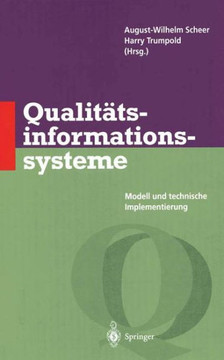 Qualit?tsinformationssysteme: Modell Und Technische Implementierung