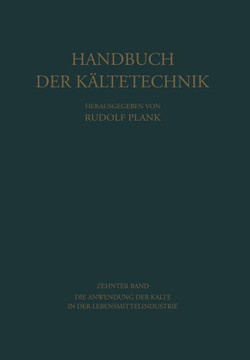 Die Anwendung Der K?lte in Der Lebensmittelindustrie