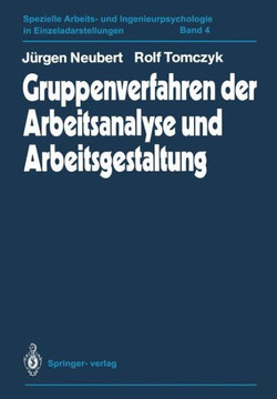 Gruppenverfahren Der Arbeitsanalyse Und Arbeitsgestaltung