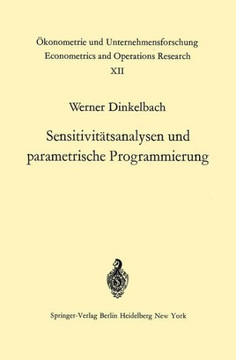 Sensitivit?tsanalysen Und Parametrische Programmierung