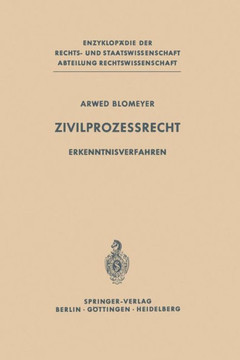 Zivilprozessrecht: Erkenntnisverfahren