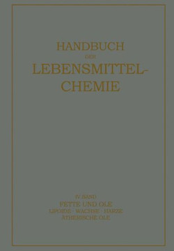 Fette Und ?le: Lipoide - Wachse - Harƶe, ?therische ?le
