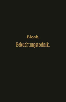 Grundz?ge Der Beleuchtungstechnik